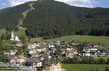 Blick auf Vierschach im Sommer