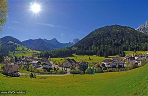 Blick auf Prags im Sommer