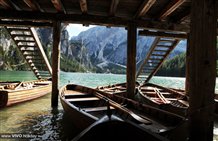 Boote am Pragser Wildsee