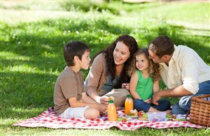 Freizeitgestaltungen mit der Familie