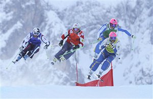 Skicross Weltcup in Innichen