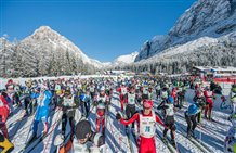 Start Volkslanglauf Toblach-Cortina