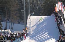 Langlaufstadion Nordic Arena in Toblach
