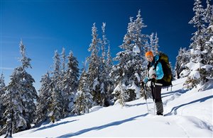Schneeschuhwanderung zum Pfandleck in Sexten