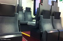 Gemütliche Sitze im Ski-Pustertal-Express
