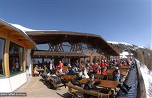 Sonnenterrasse des Panoramarestaurants