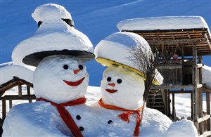 Skigebiet Rotwand in den Sextner Dolomiten