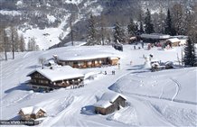 Blick auf das Skigebiet Rotwand