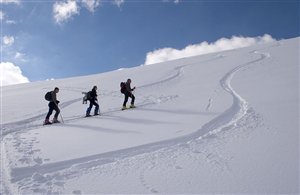 Lawinenwarnstufen für Skitouren