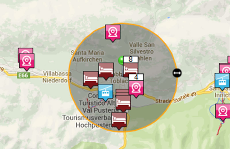 Webcam in Toblach | Blick Haunoldgruppe